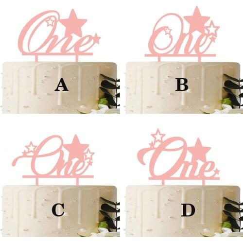 One Cake Topper Birthday Cake Topper Babys First Birthday One Cake Topper Baby Shower Party Decoration