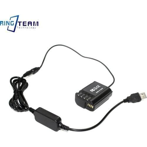 USB Adapter Cable to DMW-BLK22 Dummy Battery DMW-DCC17 DC Coupler for Panasonic DC-S5 DC-S5K Lumix S5