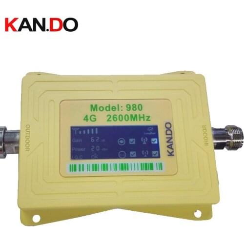 2017 fdd 4g band 7 980 20dbm gain 62dbi phone signal booster repeater 4g repeater booster 4g signal booster LTE 2600mhz booster