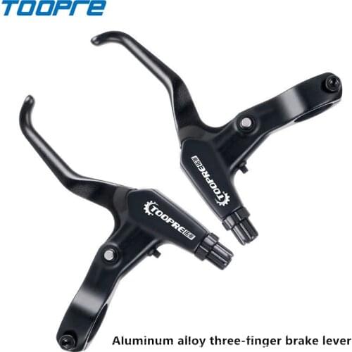 TOOPRE 1 pair bicycle brake lever ultra light aluminum alloy hand brake mountain road bike folding bicycle brake lever