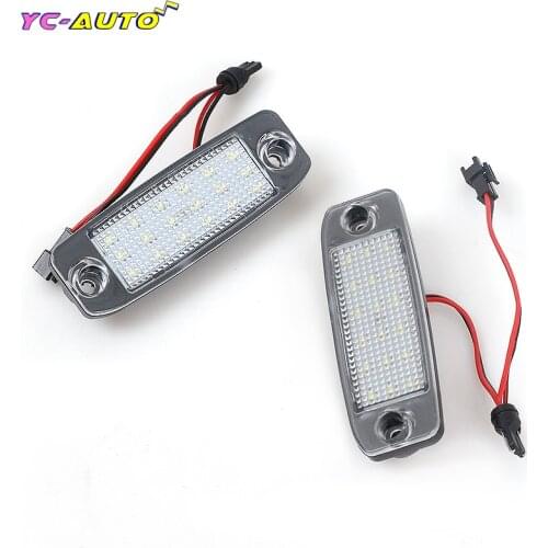 1Pair Car LED License Plate Light Number Plate Lamp For Hyundai Kia Sportage 2011-2013 SONATA 10 YF 10MY GF 10 car-styling