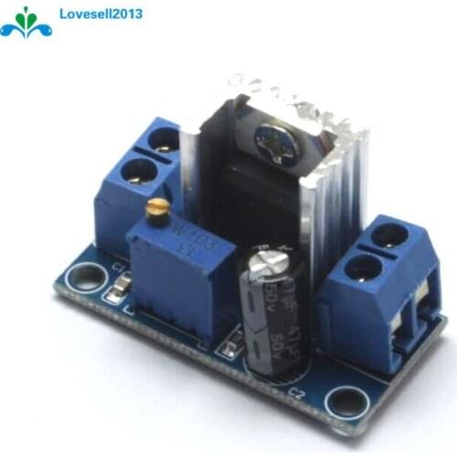 2PCS LM317 Adjustable Voltage Linear Regulator Power Supply LM317 DC-DC 4.2-40V To 1.2-37V Step Down Buck Converter Board Module