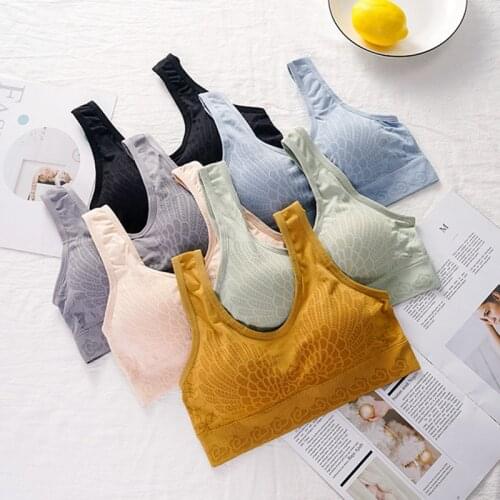 2021 New Seamless Tube Tops Women Push Up Bra Underwear Shock-proof Pad U-shaped Female Intimate Fashion Soft Bralette Crop Top