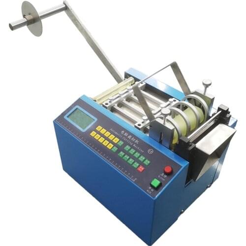 Automatic Hose Cutting Machine 110V/220V Pipe Cutting Machine Cutting and Cutting Equipment Cutting Tools Length Adjustable 250W