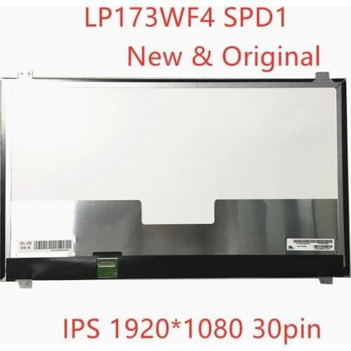 Free shipping new LP173WF4-SPD1 LP173WF4 SPD1 Screen LCD Screen Panel Display 1920*1080 Matte IPS 30pin EDP Original