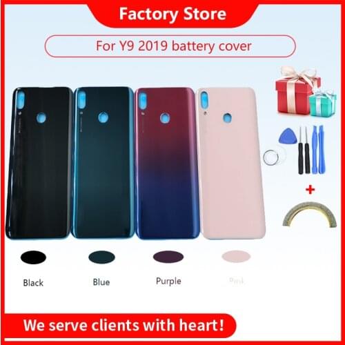 AAA Quality Battery Cover For Huawei Y9 2019 Back Cover Case For Huawei Y9 2019 Battery Cover Back Case