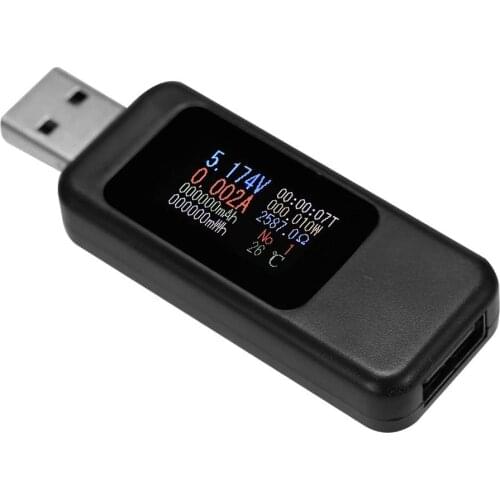 MX18 Digital Multimeter USB Tester Power Charger Voltage Current Capacity Automotive Electrical Detector Home Measurement