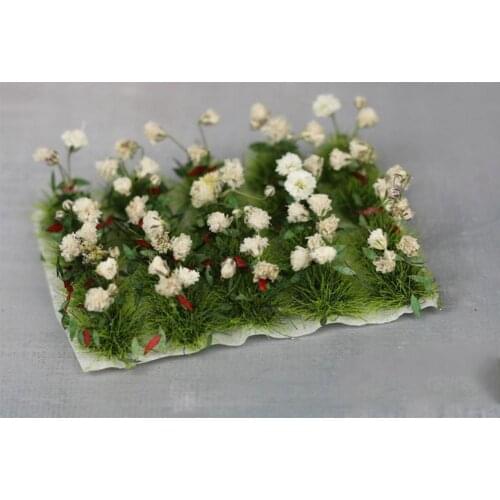 Flower Model Flower Cluster Toys Simulation Grass Wild Rose Train For Sand Table Layout Making DIY Landscape