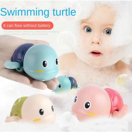 Baby Bathroom Floating Swimming Small Turtle Childrens Water Toys Plastic Showering Play Game