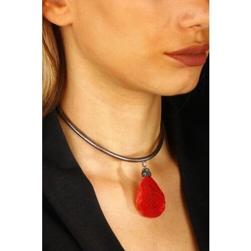 DR STONE collectible quartz brass female necklace 120 AR838 152120354