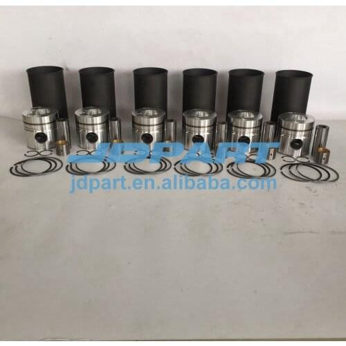 PE6 cylinder liner with piston piston rings For Nissan