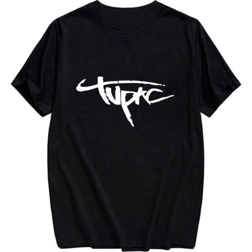 Cotton T-shirt Fashion Brands Summer 2pac Cotton Short Sleeve Harajuku T-shirt Men Woman Casual Tee Tops Drop Shipping