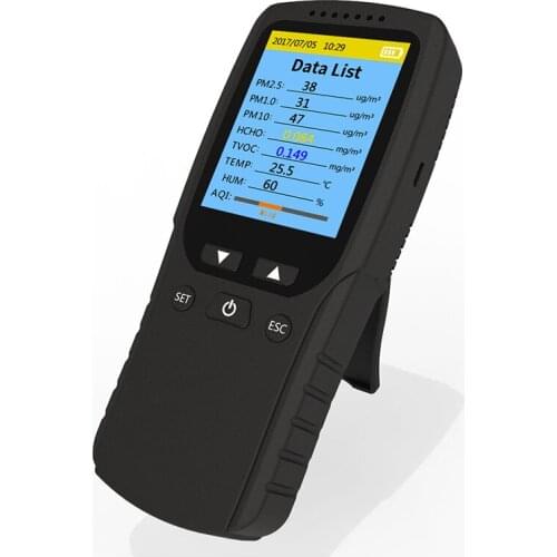 ARTBULL dust 2.5um 1.0um 10um TVOC HCHO benzene meter Handheld Gas detector Hygrometer thermometer sensor