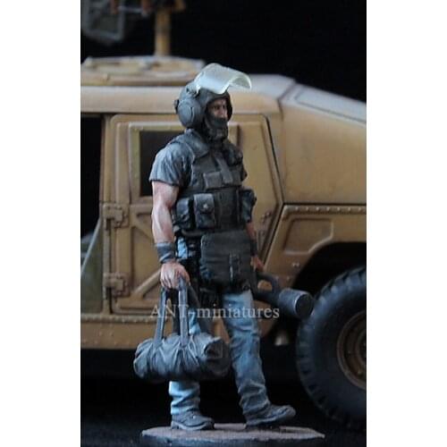 1/35 German SEK operator Resin kit soldiers GK Modern Military theme Uncoated No colour