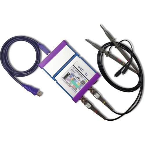 LOTO USB/PC Oscilloscope OSC802, 80MS/s Sampling Rate, 20MHz Bandwidth, for automobile, hobbyist, student, engineers