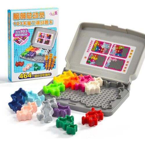 Game Connection Puzzle Children Educational Toys Logical Thinking Reasoning Board Game Kids Gifts