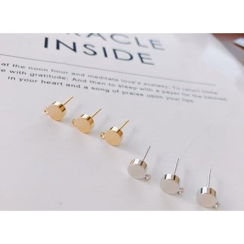 Real gold DIY handmade jewelry accessories earrings material Pendant Earring Accessories earings fashion jewelry handmade