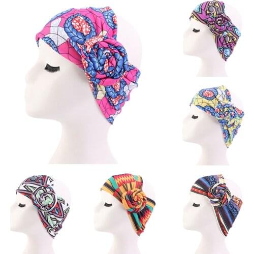 New Fashion Hair Ribbon African Print Stretch Headband Women Hair Scarf Hairband Cotton Print Head Turban Hair Accessories