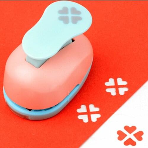 Four hearts shape 5/8" EVA foam hole punches greeting card handmade loving design craft punch cortador de papel de scrapbooking
