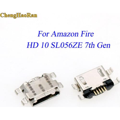 1pcs For Amazon Fire HD 10 SL056ZE 7th Gen Replacement repair part Micro charging port USB Connector socket power plug dock