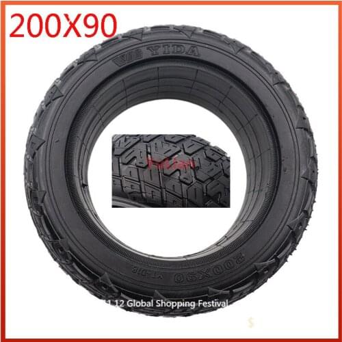 Electric Scooter 200x90 Solid Tubeless Tyre for Electric Balance Car Explosion-proof Non-Pneumatic Tire Replacement Parts
