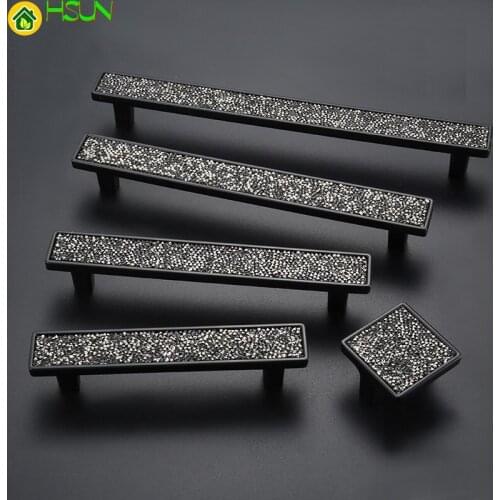 Modern simple style Zinc Kitchen Drawer Wardrobe Pull Handles Wine Cabinet Knobs With Screw Furniture Hardware Z-1214