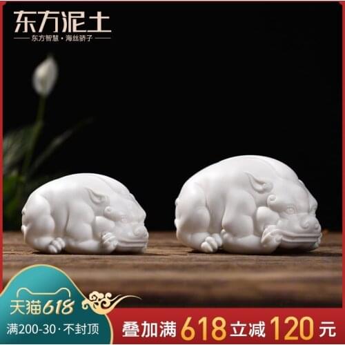 Style living room soil furnishing articles ceramic crafts office desktop decoration/the mythical wild animal D39-112
