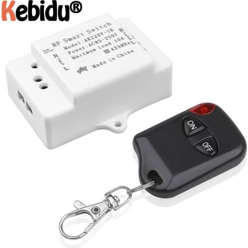 433MHz Wireless Remote Control Switch ON/OFF Remote Control Receiver Transmitter Universal With Led Lights