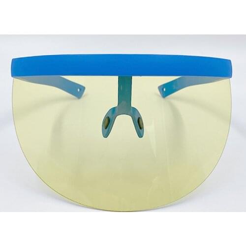 Shield Guard Protector Face Mask Goggles New Cycling Sunglasses Eye Shield Visor Wrap Shield Large Mirror Sun Glasses Half Face