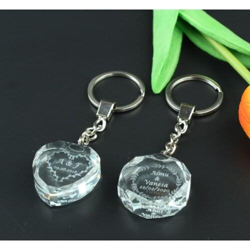 10pcs engraved Personalized name date logo Keychain wedding favors and gifts baby shower souvenirs kids birthday party supplies