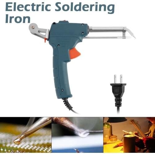 110V/220V 60W US/EU Hand-held Internal Heating Soldering Iron Automatically Send Tin Gun Soldering Welding Repair Tool