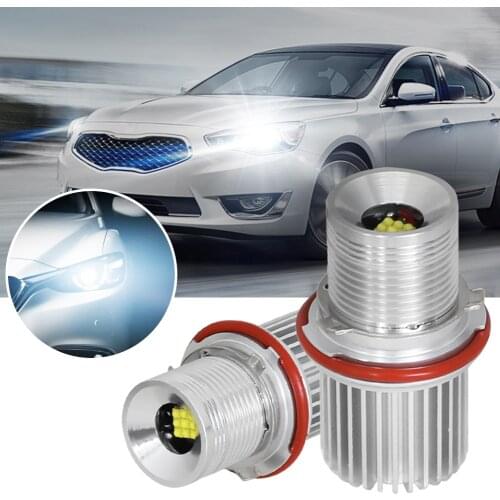 2pcs 45w White Angle Eyes LED Marker HALO Ring Super Bright Energy Save Light Bulb for BMW E39 E53 E60 E61For Dropshipping