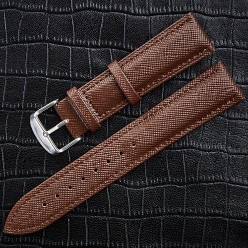 20mm Watch Strap Luxury Genuine Leather Belt Watchband Casual Watches Bracelet On Men Wristband 22mm 18mm Band Correa Reloj