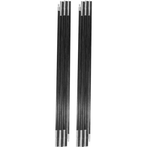 4M Fiberglass Camping Tent Pole Bars Outdoor Tent Support Rods Awning Frames Kit