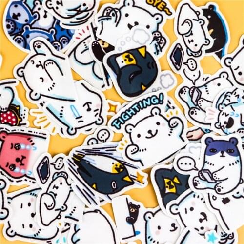 40pcs Creative kawaii Japanese bear diary scrapbooking stickers /decorative sticker /DIY craft photo albums/Children