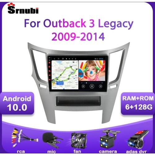 9" Android 10 Car Radio For Subaru Outback 4 Legacy 5 2009 2010 2012-2014 Multimedia Video Player GPS Navigation 2 din WIFI DVD