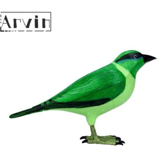 1pc New Unique Design Wireless Digital Jingle Bell Clear Simulation Bird Sound Home Green Remote Control Chime Doorbell