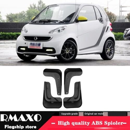 For SMART 451 2009-2015 Mudflaps Splash Guards Front With the color and rear Mud Flap Mudguards Fender Modified special