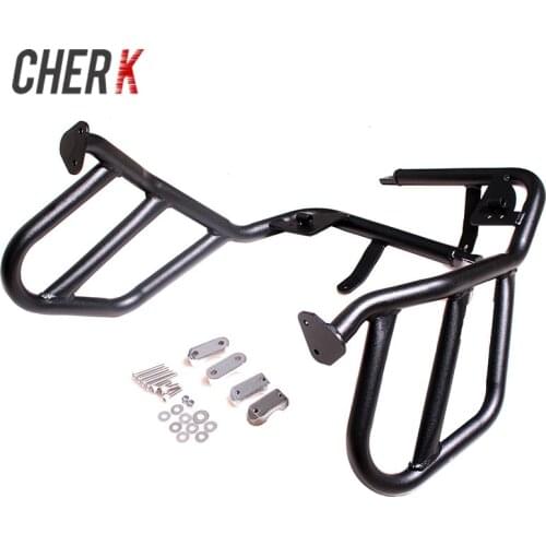 Cherk Black Motorcycle Upper Engine Guard Highway Crash Bar Frame Protection For BMW R1200GS GS 2004-2012 2011 2010 09 08