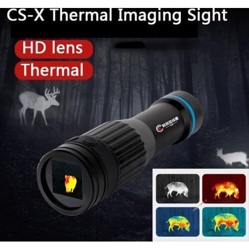 CUNSHE CS-X Thermal Night Vision Infrared Camera Patrol Hunting rifle Scope Pellet airsoft Sight riflescope IR Imager luneta