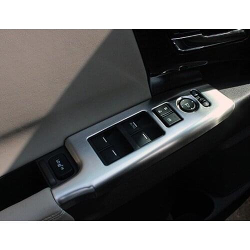 For Honda Odyssey 2015 2016 accessories ABS Plastic Chrome Car Styling Door Window Lifter Adjust Button Cover Trim