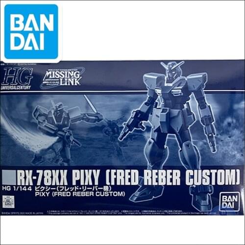 Original Japaness Gundam Model PB HG 1/144 GUNDAM RX-78XX PIXY [FRED REBER CUSTOM] Mobile Suit Kids Toys