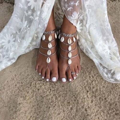 Ethnic Vintage Carving Coin Pendnats Anklets Women New Fashion Charm Antique Silver Plated Anklets for Women Foot Chain Jewelry
