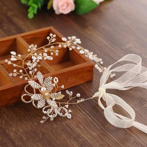 Women Hair Accessories Pearls Beads Hairpins Ponytail Holder Girls Flower Bridal Wedding Hair Clips Barrettes Hair Ornament