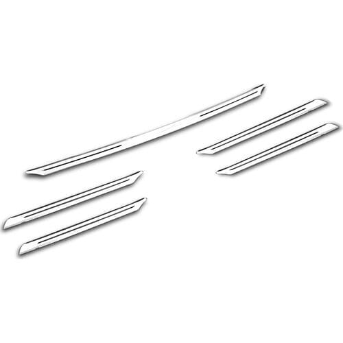 For Renault Megane 4 HB-SD Chrome Front Grille 2016 and Above Chromium Styling Blinds Chrome Megane 4 Accessory modified Stainless