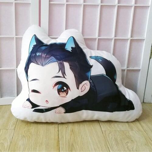 Game Detroit: Become Human Connor Anime Cosplay Plush Doll Cartoon Throw Pillow Sofa Beds Back Cushion Otaku Home Decor Toy Gift