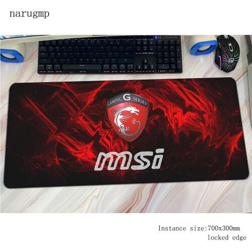 Msi mats 900x400x3mm High-end gaming mouse pad big keyboard mousepad hot sales notebook gamer accessories padmouse mat