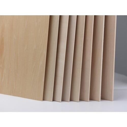 2pcs 300x210x1.5/2/3/4/5/10mm Aviation model layer board basswood plywood plank DIY wood model materials