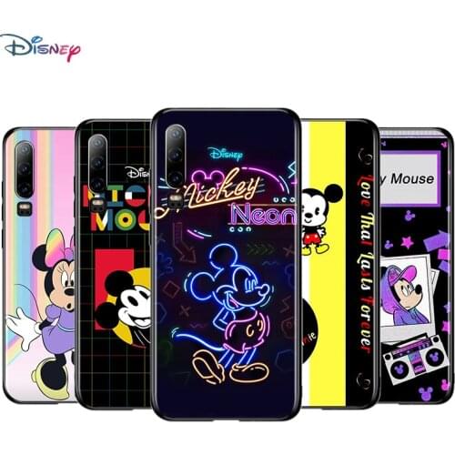 Disney Cartoon Fashion Minnie Mickey Mouse For Huawei P50 P40 P30 P20 P10 P9 P8 Lite E Mini Pro Plus 5G TPU Silicone Phone Case