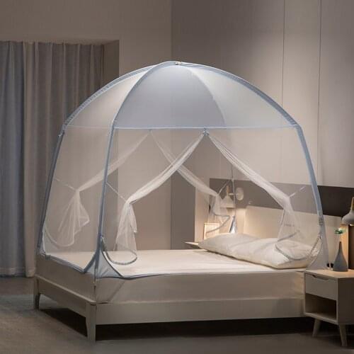 Mongolian Bag Mosquito Net Drop-Resistant Childrens Bracket Household Ultra-Fine-Meshed Thickening Dustproof Top Summer